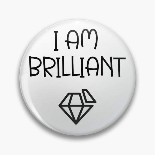 Artikelvorschau, I am brilliant Statement T-Shirt für selbstbewusste Girls, Mädchen und Frauen entworfen und verkauft von Gordenwear.