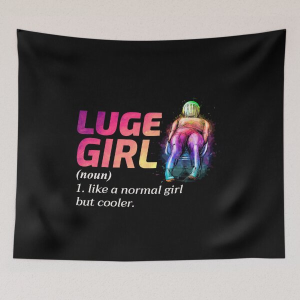 Item preview, Luge Sled Sledding Sledge Race Extreme Winter Sports designed and sold by TastefulTees.