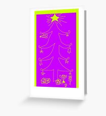 Kids Christmas Tree Greeting Card