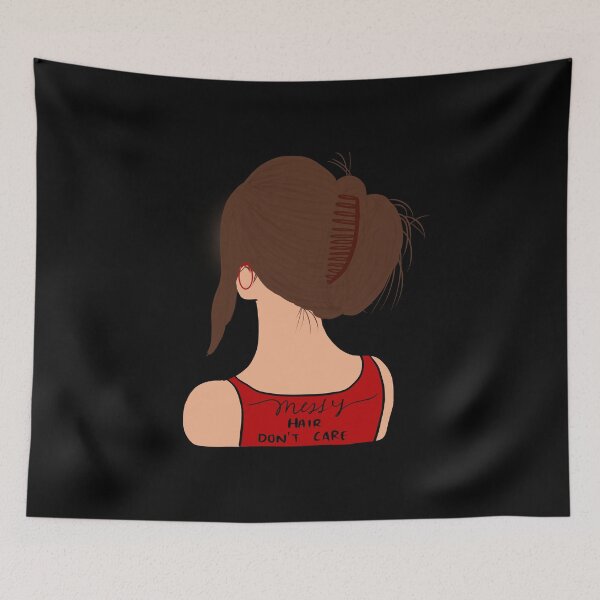 Item preview, Messy hair,dontcare designed and sold by Mermaidssparkle.