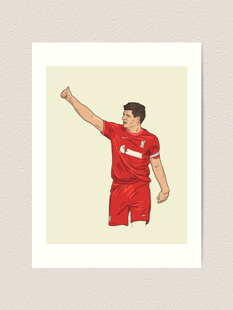 Steven Gerrard Liverpool Legend Art Print