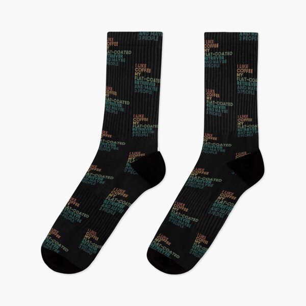 Item preview, I Like Coffee My Flat-Coated Retriever And Maybe 3 People designed and sold by kindxinn.