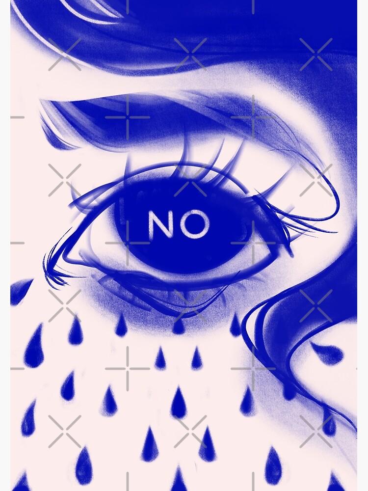 "NO Eye Illustration" Poster for Sale by studionie Redbubble