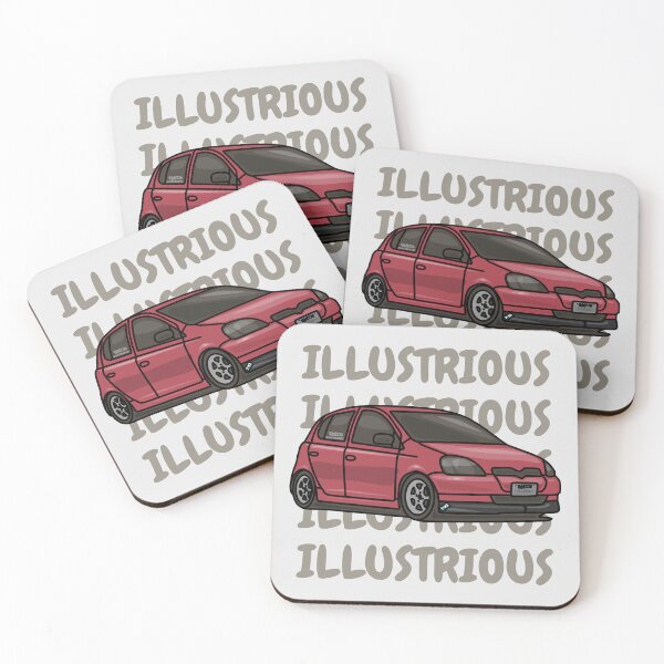 Item preview, Illustrious Pink Yaris Toon designed and sold by ILLUSTRIOUSEUROS.