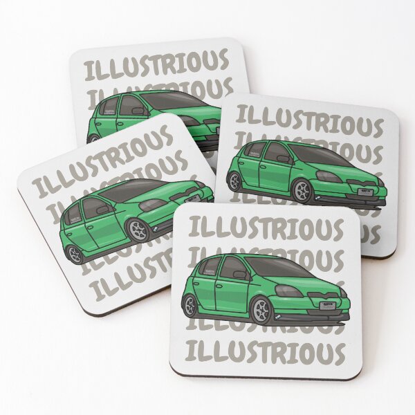 Item preview, Illustrious Mint Yaris Toon designed and sold by ILLUSTRIOUSEUROS.