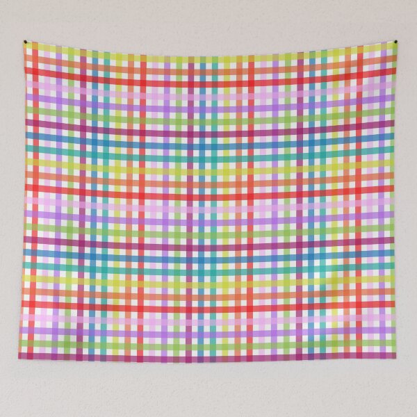Item preview, Colourful gingham  designed and sold by BeaQueipo.