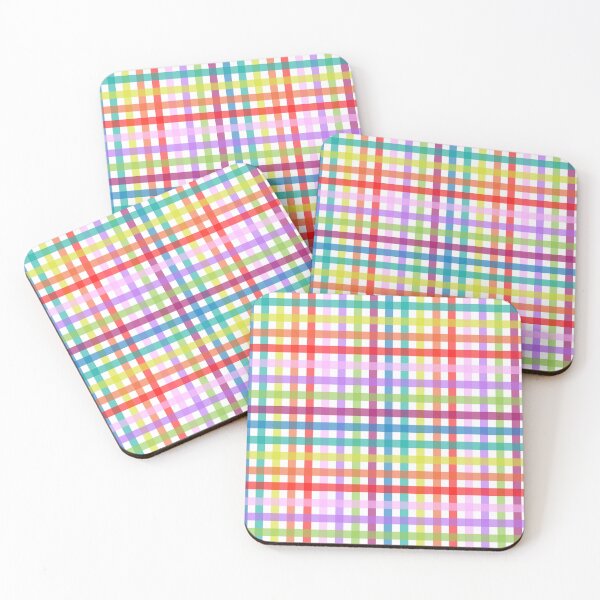Item preview, Colourful gingham  designed and sold by BeaQueipo.