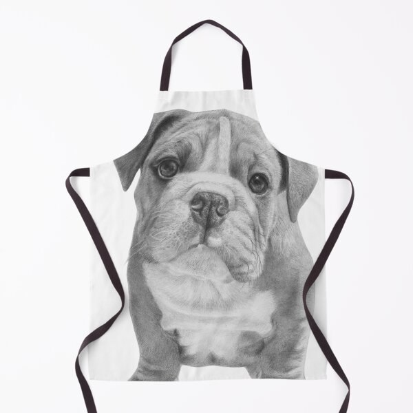 Item preview, Cute bulldog hand-drawn illustration designed and sold by deepakrode7.