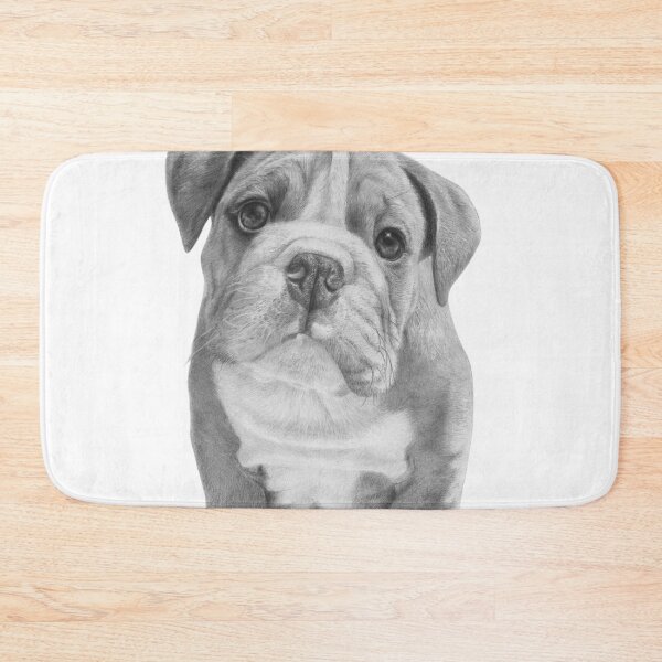 Item preview, Cute bulldog hand-drawn illustration designed and sold by deepakrode7.