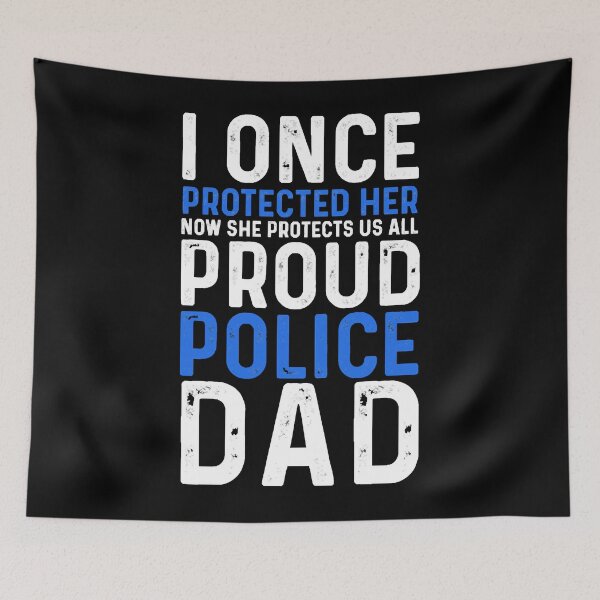 Item preview, Policeman Proud Police Dad Support Police Daughter designed and sold by NicoleTiffany.