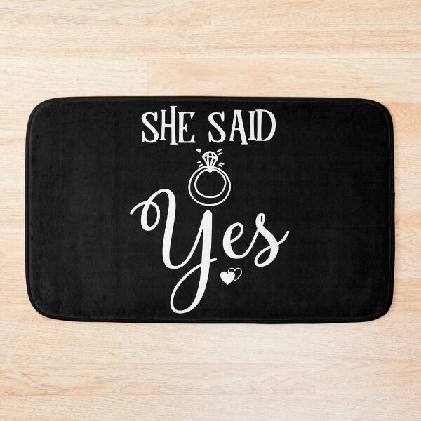 Item preview, She Said Yes designed and sold by NicoleTiffany.