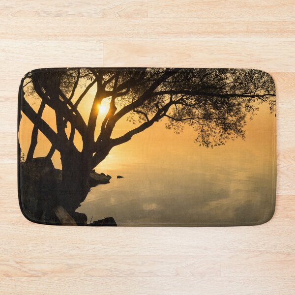 Item preview, Framed by Willows - Splendid Waterside Sunup on Lake Ontario in Toronto designed and sold by Georgia Mizuleva.