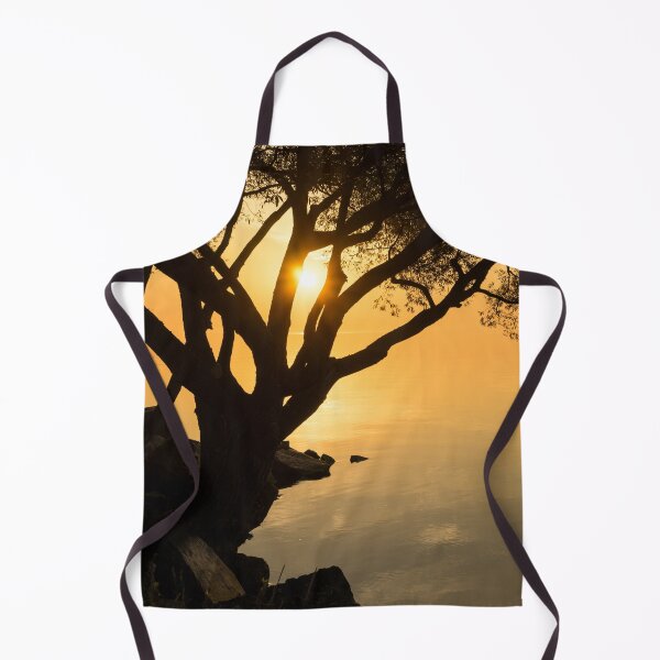 Item preview, Framed by Willows - Splendid Waterside Sunup on Lake Ontario in Toronto designed and sold by Georgia Mizuleva.