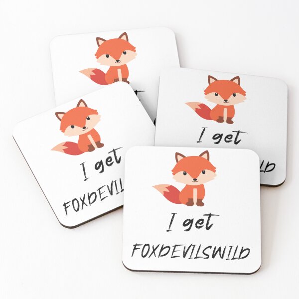 Item preview, I get foxdevilswild - cool denglish fun shirt for girls, girls and women designed and sold by Gordenwear.