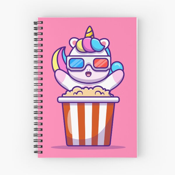 Item preview, Unicorn with popcorn designed and sold by ReydaDesign.