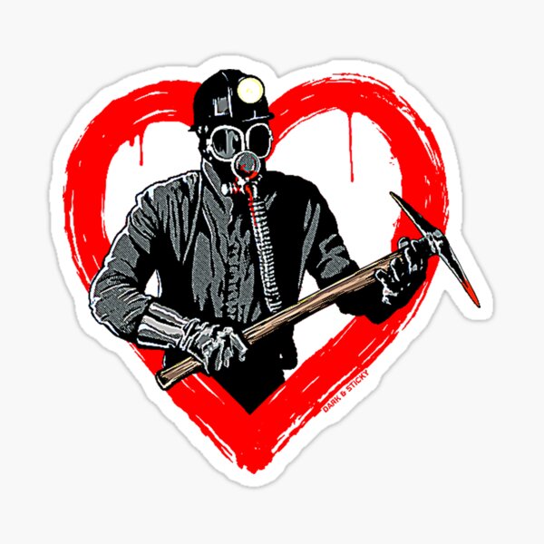 "My Bloody Valentine Movie Killer Valentine's Day Horror" Sticker by