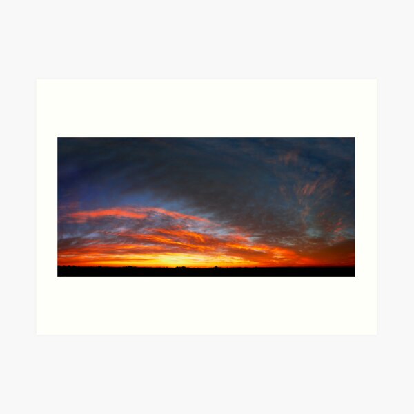 Rise - Red Hot Art Print