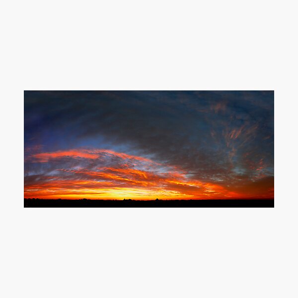 Rise - Red Hot Photographic Print