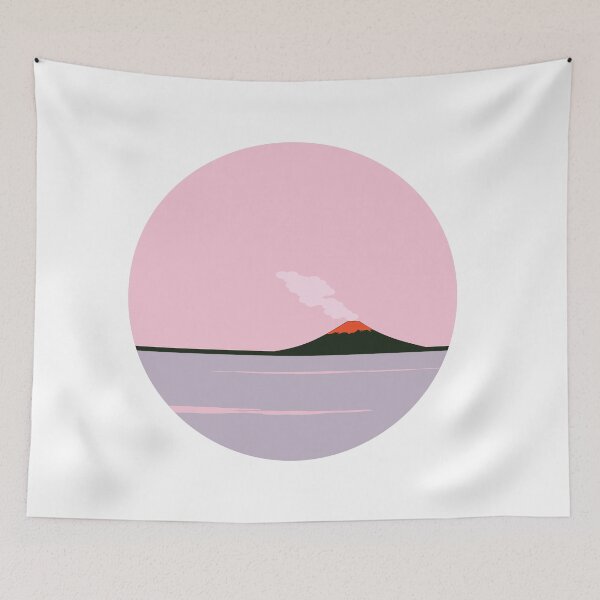 Item preview,  Cute simple landscape: Volcano designed and sold by Ricogfx.