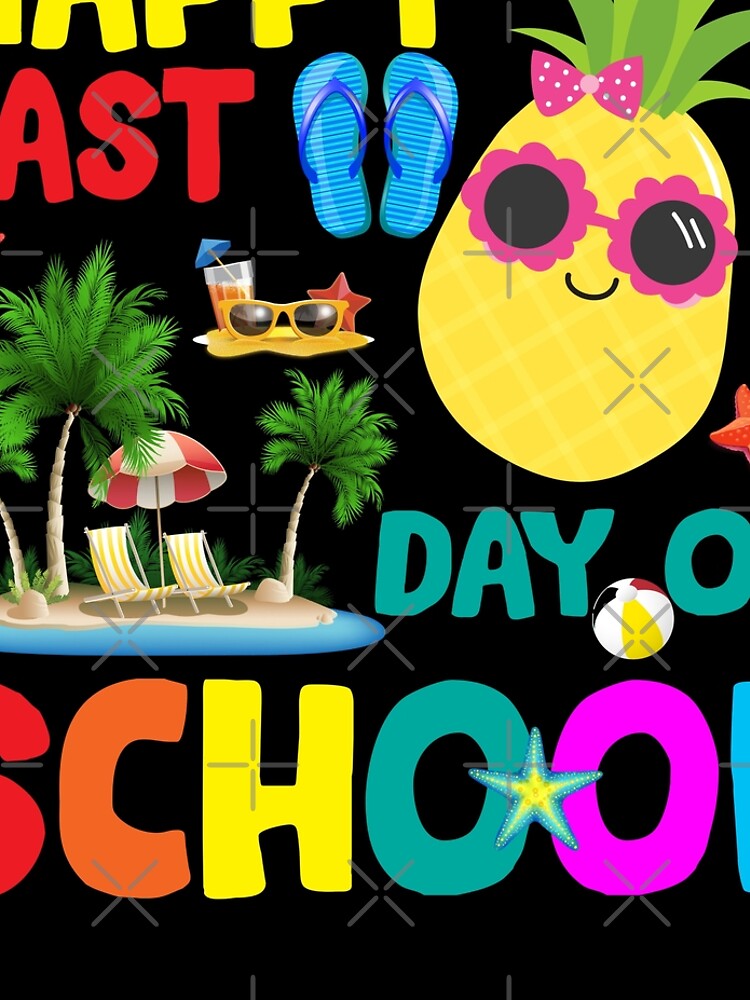 Disover Happy Last Day Of School Teacher Student Summer Pineapple Leggings