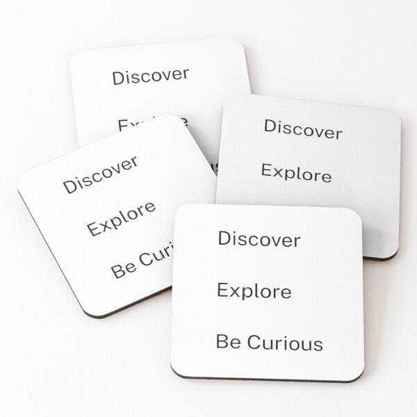 Item preview, Discover. Explore. Be Curious designed and sold by gratogratto.