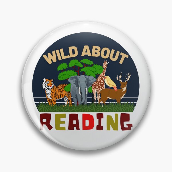 Item preview, Wild About Reading - Book Lover Art Designs designed and sold by Manilyn0907.