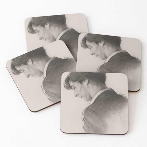 Item preview, Pencil Sketch, Sherlock, Benedict Cumberbatch, ART Print designed and sold by TendaLee.