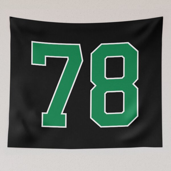 Item preview, 78 number, green lucky sports seventy eight designed and sold by ArtIsParty.