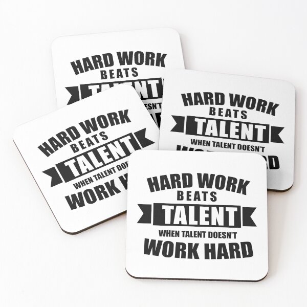 Item preview, Hard Work Beats Talent designed and sold by KA DESIGNS.