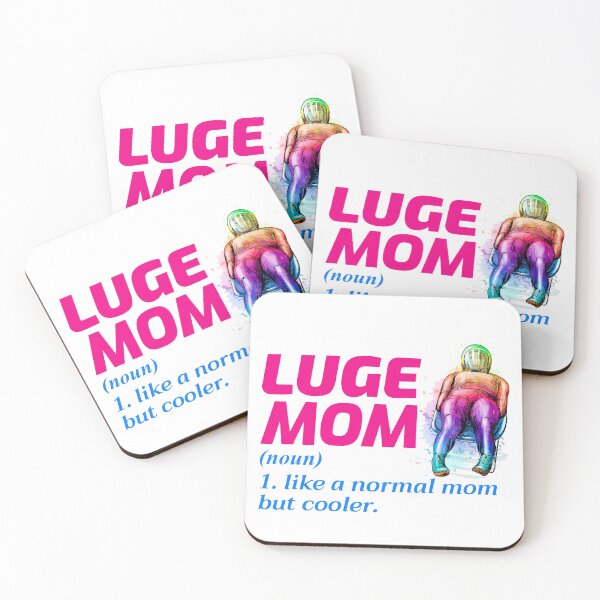 Item preview, Luge Mom Sledding Race Extreme Sports Mothers day designed and sold by TastefulTees.