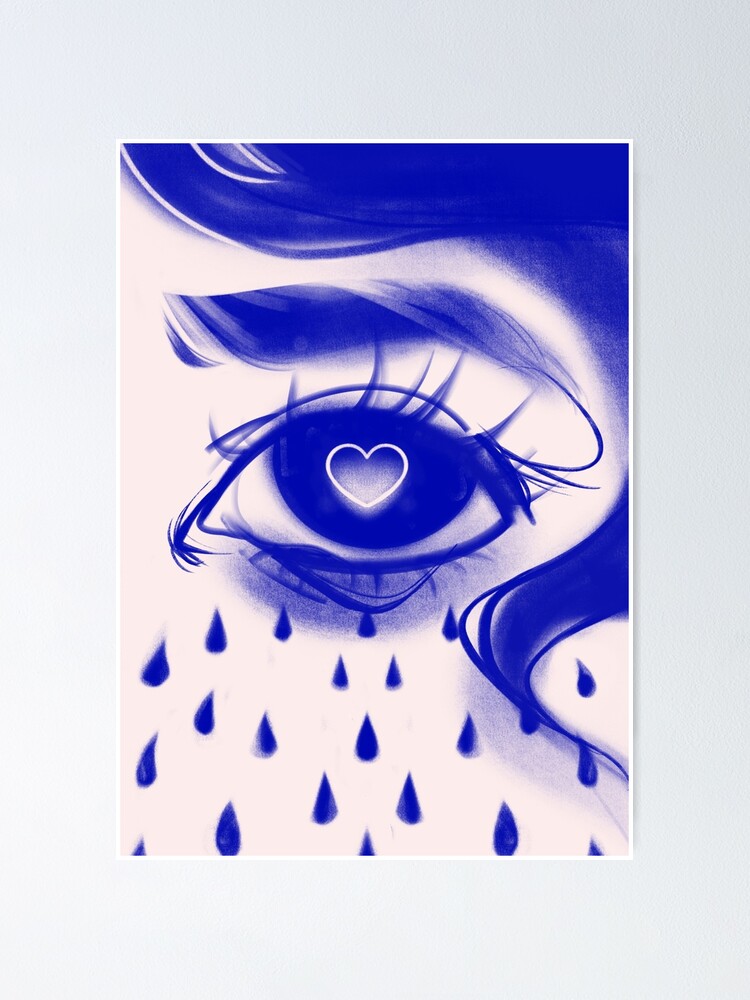 "HEART Eye Illustration" Poster for Sale by studionie Redbubble