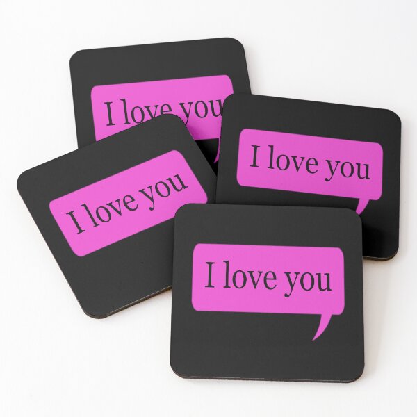 Item preview, I love you ~ speech bubble designed and sold by moonlovedesigns.