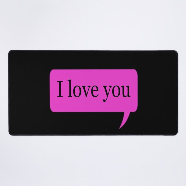 Item preview, I love you ~ speech bubble designed and sold by moonlovedesigns.