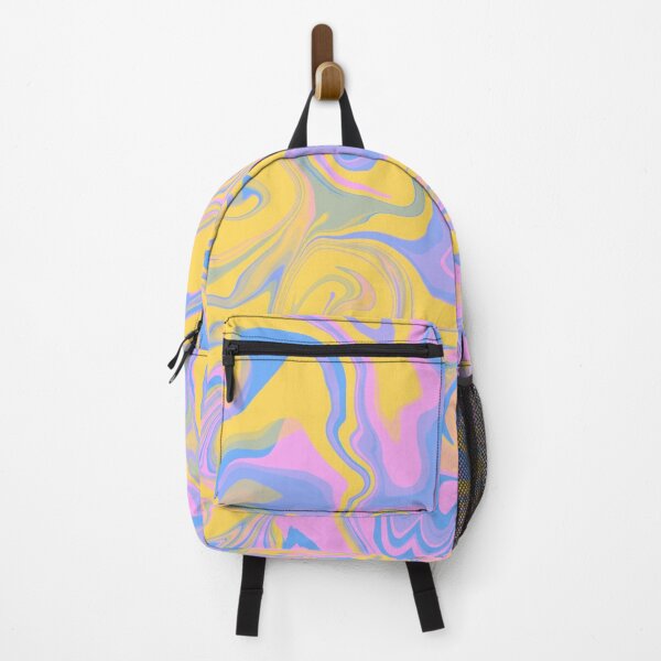 Item preview, Pastel Yellow Blue And Pink Swirl Mix Of Minimalistic Colors designed and sold by Rolors.