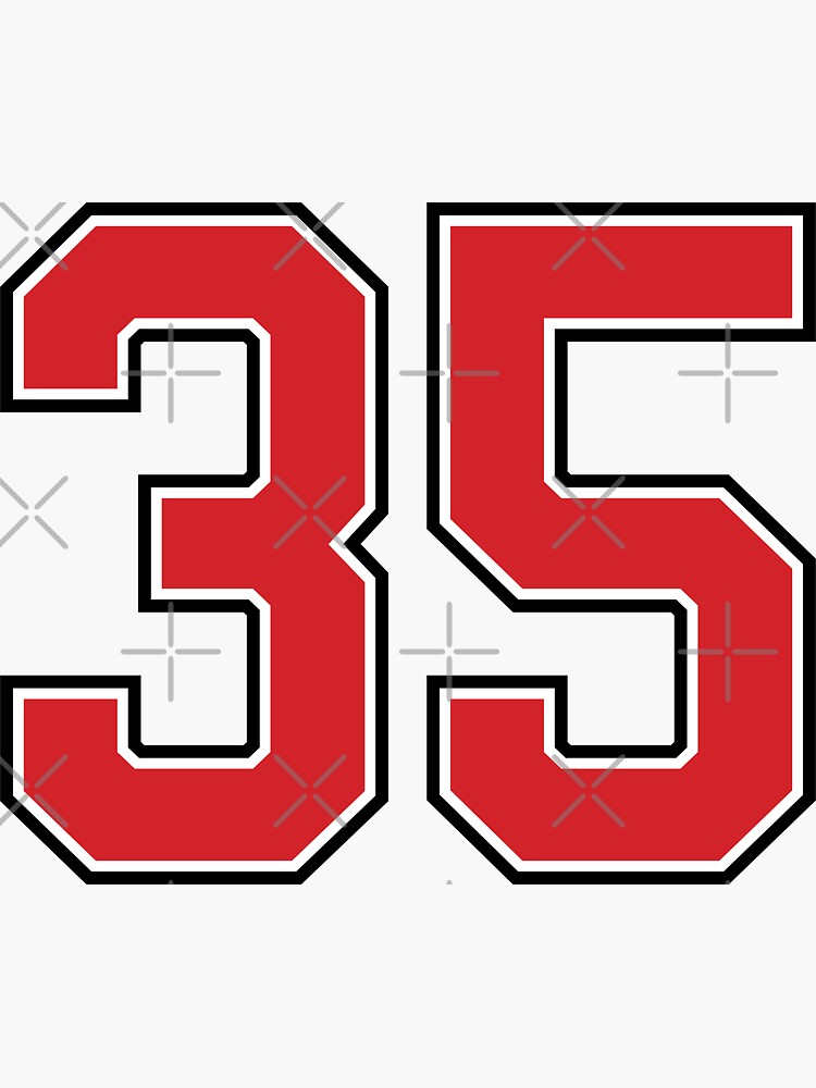 Sports Number 44, red black color lucky sport forty four Poster for Sale  by ArtIsParty