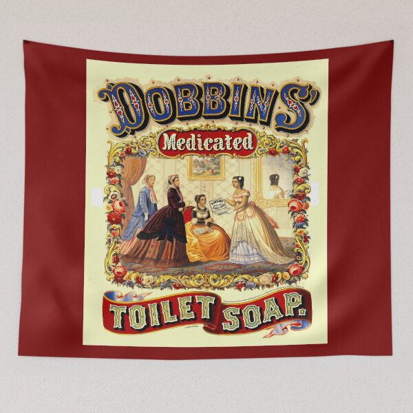 Item preview, DOBBINS: Vintage Medicated Toilet Soap Print designed and sold by posterbobs.