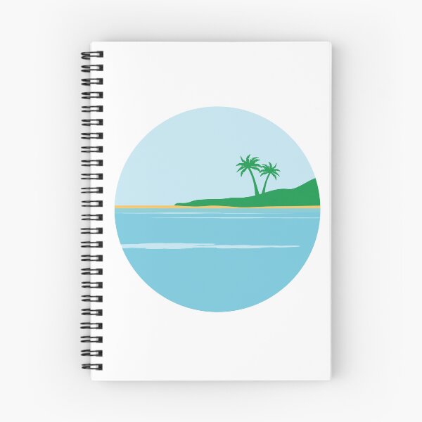 Item preview, Cute simple landscape: Tropical island designed and sold by Ricogfx.