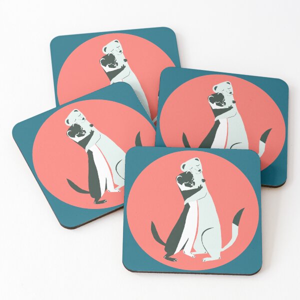 Item preview, Weasel hugs Logo designed and sold by belettelepink.