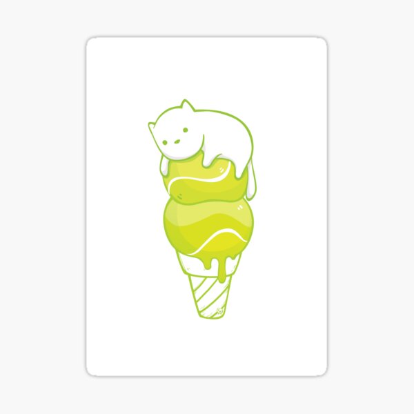 Tennis ice cream! Sticker