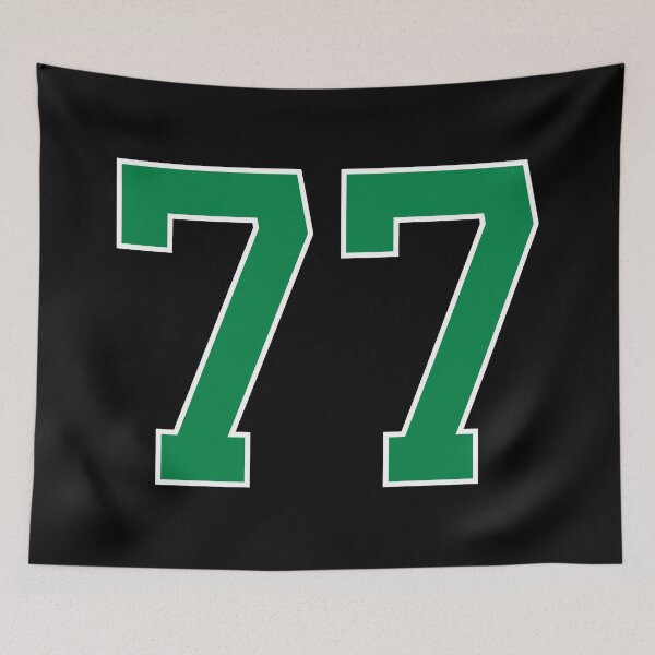 Item preview, 77 number, green lucky sports seventy seven designed and sold by ArtIsParty.