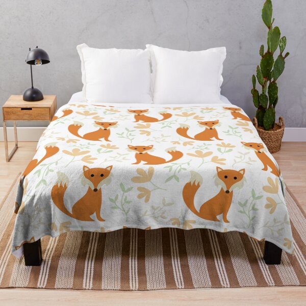 Item preview, Fox in Flowers, Floral Orange Fox designed and sold by MellyEvans.