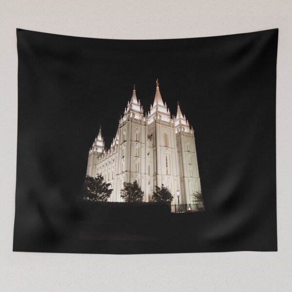 Item preview, Salt Lake Temple Lit Up at Night designed and sold by Jared Davies.