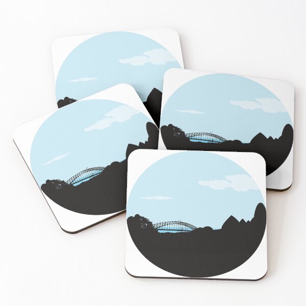 Item preview, Cute simple landscape: Sydney harbour designed and sold by Ricogfx.
