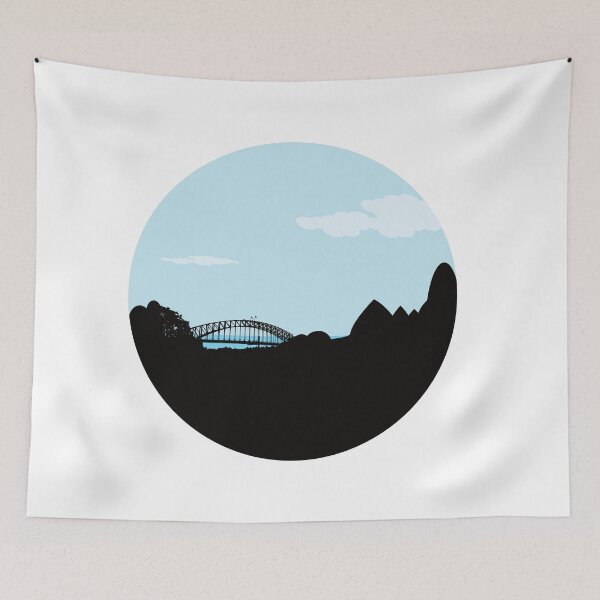 Item preview, Cute simple landscape: Sydney harbour designed and sold by Ricogfx.