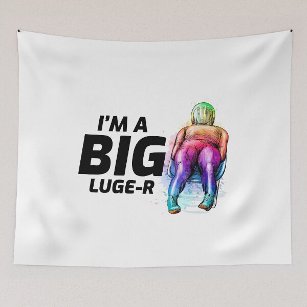 Item preview, Luge Sledding Sledge Race Extreme Winter Sports designed and sold by TastefulTees.
