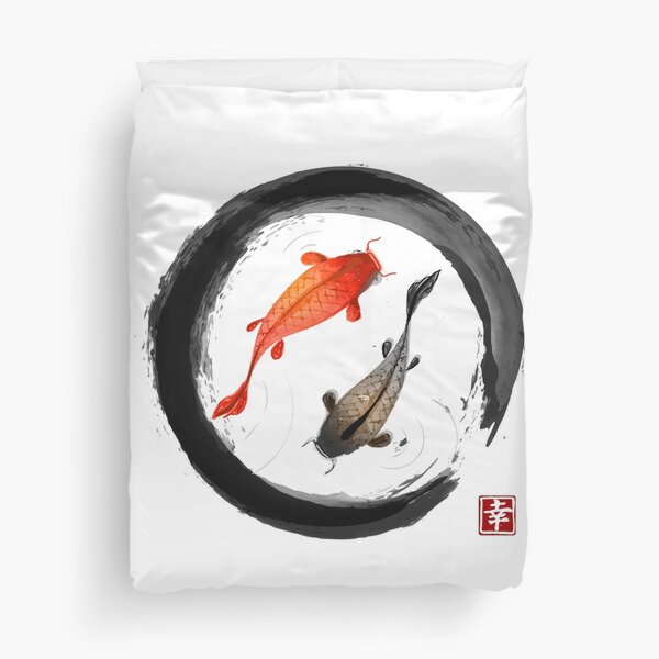 Artikel-Vorschau von Japanische Koi Vintage Tinte Shodo, designt und verkauft von japanese-art.