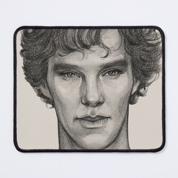 Artikelvorschau, Sherlock, Benedict Cumberbatch, Bleistift Atr, Kunstdruck entworfen und verkauft von TendaLee.