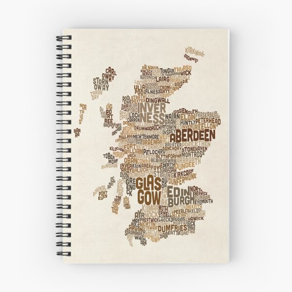Item preview, Scotland Typography Text Map designed and sold by ArtPrints.