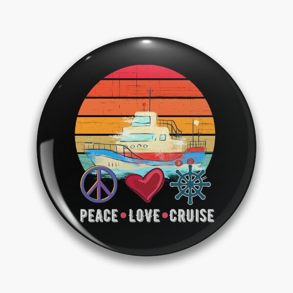 Item preview, Peace Love Cruising (Family Cruise Vacation Matching Gift) designed and sold by i-longmanshop.