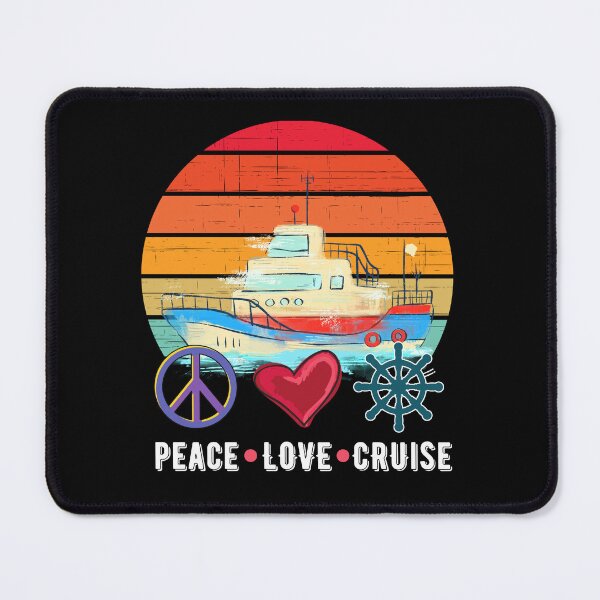 Item preview, Peace Love Cruising (Family Cruise Vacation Matching Gift) designed and sold by i-longmanshop.